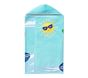 Surfing Alligator Kid Beach Hooded Towel