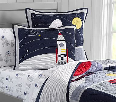 Pottery Barn sale Kids Space Full/Queen Duvet & Shams