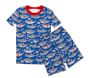 Organic Shark Short Sleeve Pajama