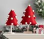 Pom-Pom Felted Wool Tree Decor, Set of 2