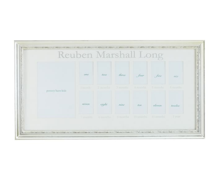 Pottery Barn Kids First Year Silver outlet Leaf Frame