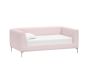 Avalon Daybed, Single, Linen Blend, Pale Pink