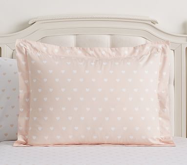 Pottery Barn Kids Baby Organic Heart Toddler Duvet Cover Reversible Pale buy Pink 36