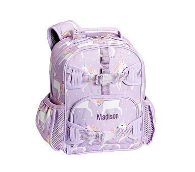 Pottery Barn Kids Backpack Purple Rainbows 2024