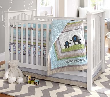 Brooks Crib Bedding Set Pottery Barn Kids