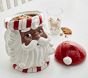 Santa-Shaped Cookie Jar