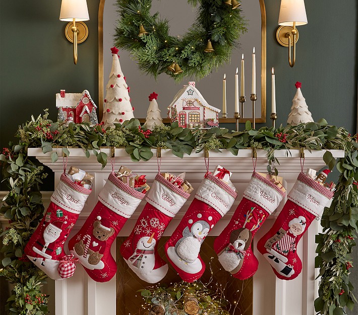 Quilted Christmas Stocking Collection