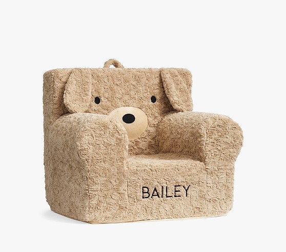 My First Anywhere Chair Oatmeal Sherpa Bear