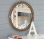 Braided Natural Rope Round Mirror (30&quot;)