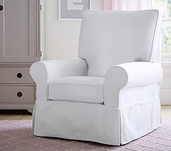 Comfort Grand Slipcovered Swivel Glider