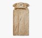 Faux-Fur Labradoodle Baby Hooded Towel