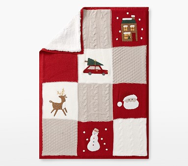 Christmas Heirloom Baby Blanket Pottery Barn Kids