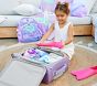 Mackenzie Lavender/Aqua Ombre Sparkle Glitter Spinner Luggage