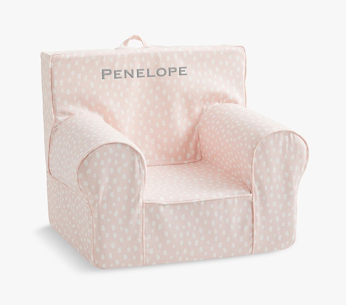 Kids Anywhere Chair&#174;, Blush Twill with Brushstroke Dot