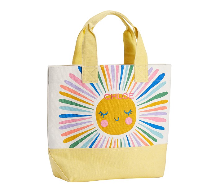 Yellow Rainbow Sun Tote