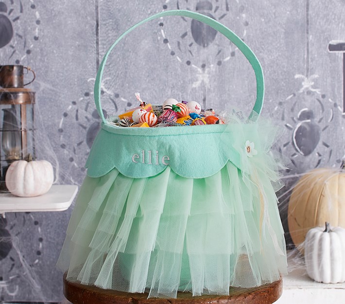 Mint Tulle Treat Bag