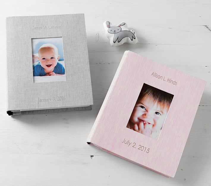 Linen Baby Journals