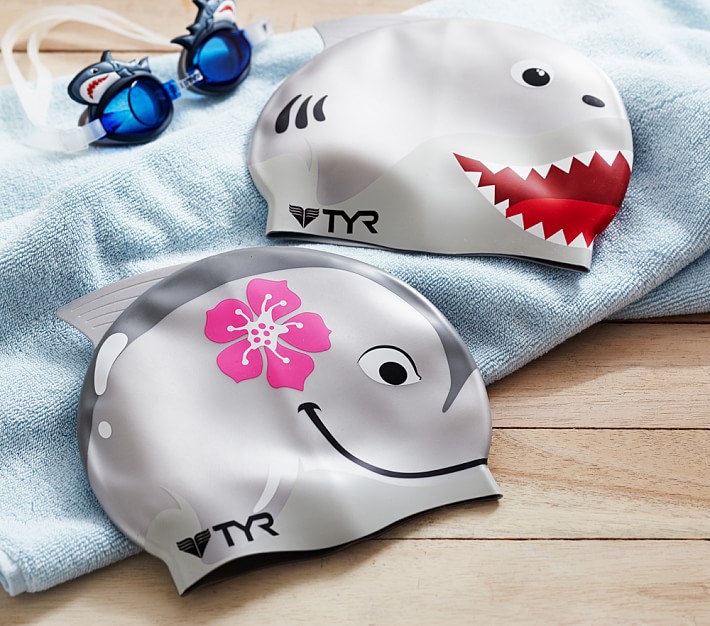 Dolphin &#38; Shark Swim Caps