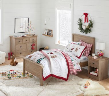 Festive Holiday Bedroom