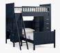 Camp Bunk System with Single Bed, Navy