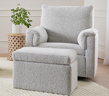 Dream Swivel Glider Nursery Ottoman Pottery Barn Kids