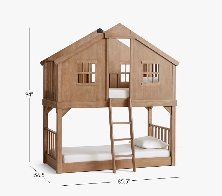 Tree House Single Over Single Bunk Bed