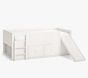 Catalina Low Slide Captains Bed, Single, Simply White, In-Home Delivery