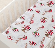 Holiday Christmas Crib Sheets Pottery Barn Kids