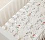 Trains Organic Crib Fitted Sheet