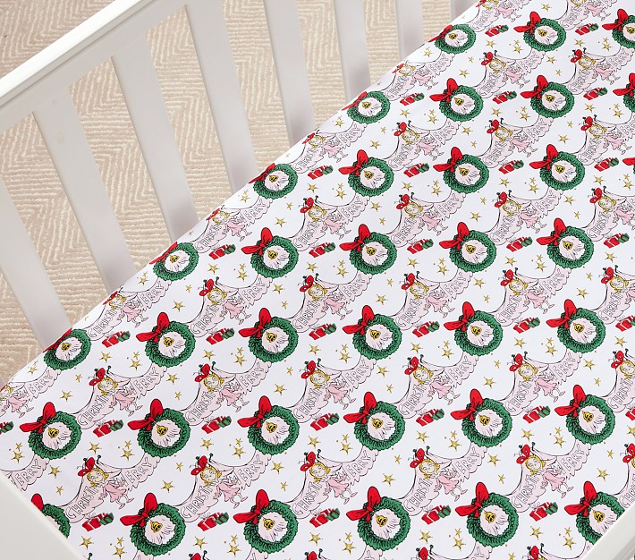 Dr. Seuss&rsquo;s The Grinch&#8482; Cindy-Lou Who&#8482; Organic Crib Fitted Sheet