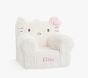 Hello Kitty® Ivory Faux Fur Anywhere Chair