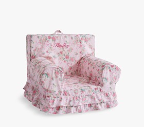 Kids Anywhere Chair LoveShackFancy Cabbage Rose Pottery Barn Kids