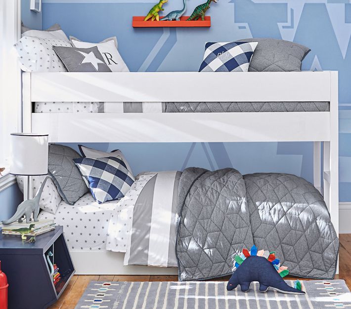 Camden Twin over Twin Low Kids Bunk Bed Pottery Barn Kids
