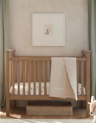 Dark gray crib best sale