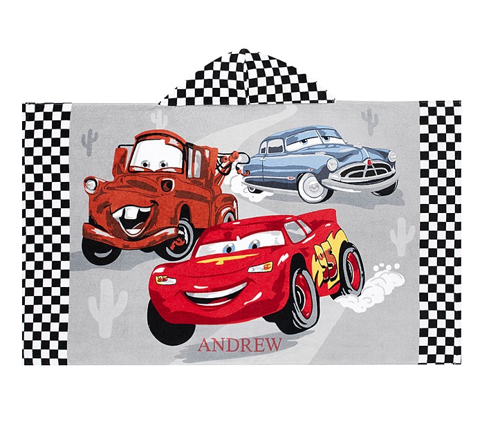 Cars hooded towel sale