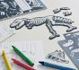 Navy Dino Bones Art Kit