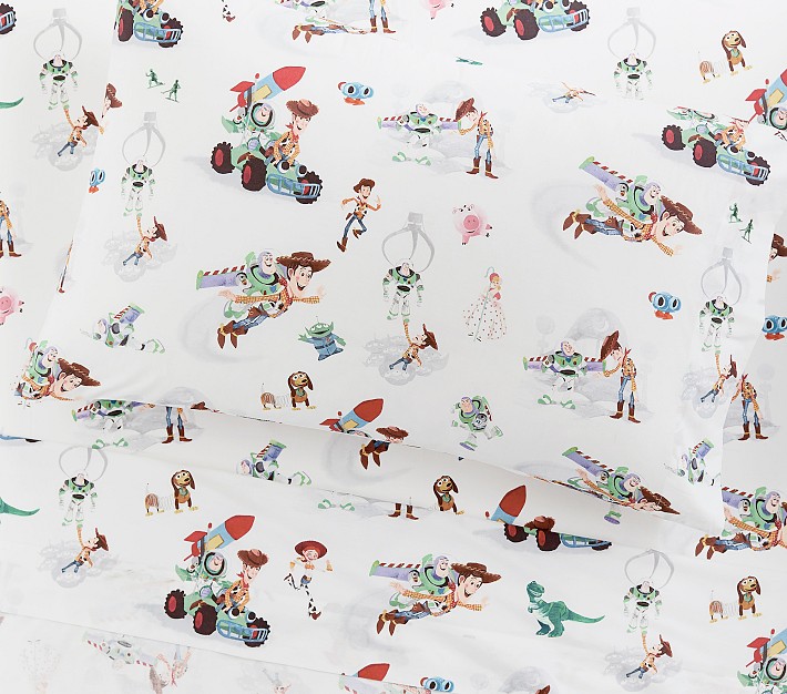 Disney and Pixar&#160;Toy Story&#160;Organic Toddler Bed Sheet Set