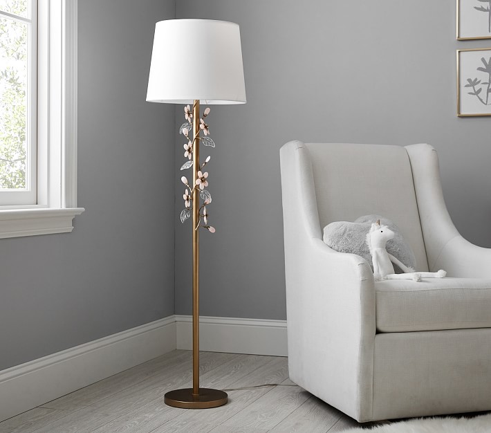 Grace Pink Flower Floor Lamp (52&quot;)