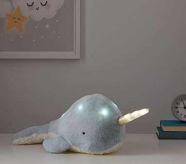 Narwhal Light Up Plush Pottery Barn Kids