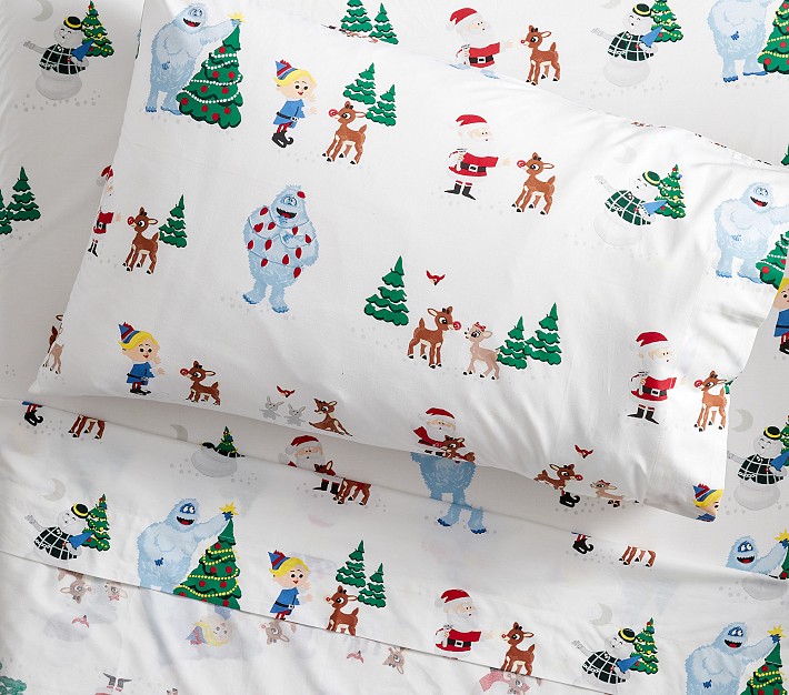 Rudolph&#174; Glow-in-the-Dark Sheet Set