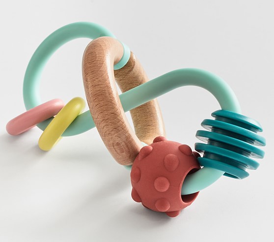 Hape Teether Toy with Rattle | Pottery Barn Kids