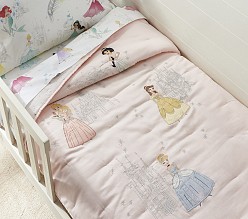 Disney Princess Castles Toddler Quilt