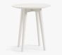 Modern Spindle Side Table, Simply White, Parcel