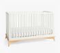 Sydney Convertible Crib, Simply White/Natural, Parcel