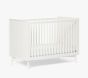 west elm x pbk Mid Century Crib, White, Parcel