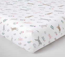 Ramona Organic Crib Fitted Sheet