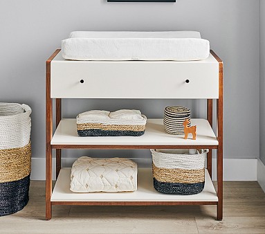 Modern white changing table best sale