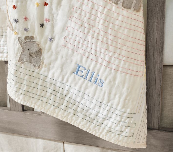 Elephant cot quilt sale