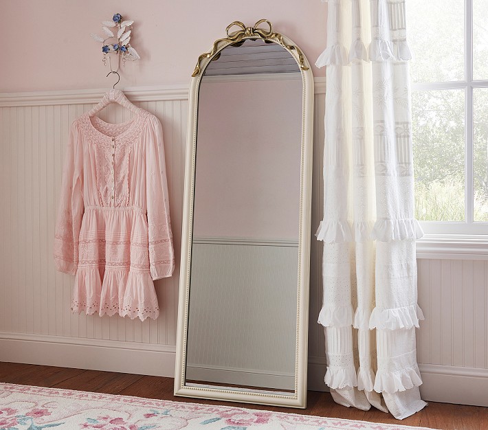 LoveShackFancy Bow Floor Mirror (57&quot; x 20&quot;)