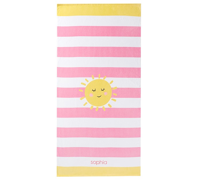 Sunshine Stripe Beach Towel